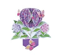 Flowers & Butterflies Pop-Up Greeting Card Original Second Nature 3D Pop Up Card
