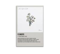 Flowers by Lauren Spencer-smith Poster Wall Art Aesthetic Cover Poster Design Painting for Living Room Bed Room 08x12inch(20x30cm) Unframe-style