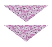 Flowers Cartoon Style dog grooming bandanas bulk Unique Shape Adjustable Fit Unisex Puppy Cat Pet Scarf Cute Pet Holiday Accessories Decor for Dogs Cats S