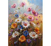 Flowers Diamond Art, Landscape Diamond Painting 5D DIY Full Square Drill Crystal Art Cross Stitch Kits for Adults Beginner, Dimond Painting Pattern Design for Home Decor, Wall Decor 20*30CM -wyl2506HW