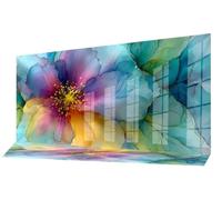 Flowers Diamond Art Watercolor Diamond Painting Kit 31x71 Inch, 5D Crystal Art Craft Kits Beginner Adults Hobbies for Women Relax, Large Colorful Gem Canvas Paint by Numbers for Home Wall Decor C-730