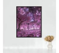 Flowers Diamond Painting, 5d Diamond Painting Kits for Adults Cherry Blossoms, Full Drill Crystal Art Kits for Adults Cross Stitch Embroidery Crafts Pictures for Gifts 28x38in/70x95cm PJY9 M-X