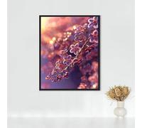 Flowers Diamond Painting, 5d Diamond Painting Kits for Adults Cherry Blossoms, Full Drill Crystal Art Kits for Adults Beginners Cross Stitch Embroidery Crafts Pictures for Gifts 36x48 inch PJY9 5-G