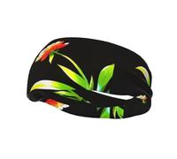 Flowers Facing The Sun Yoga Sports Fitness Headband, Unisex Running Basketball Elastic Headband, Sports Sweat-Absorbing Band,