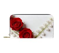 Flowers Falling gentlyMulti-Card Slots with Coin Pocket, Durable Wallet for Daily Use & Travel