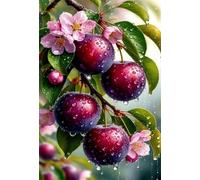 Flowers Fruit 150 Piece Jigsaw Puzzle for Adults, Creativity, Challenging and Difficult Puzzle, Brain Teaser Puzzles for Adults 150 Pieces for The Whole for Women, Men