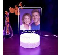 flowers Hua Personalised Gifts Photo Frame Lamp Gift Custom Night Light Original Presents for Women Mothers Day Birthday Anniversary Christmas (Personalized Photo light6)