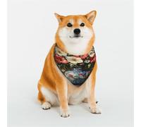 Flowers in A Vase Dog Bandana for Small Medium Large Dogs, Cat Dogs Kerchief Triangle Bibs Scarf for Girl Or Boy