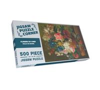 Flowers in a Vase Jigsaw Puzzle - Paulus van Brussel (500 Pcs)
