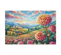 Flowers in Full Bloom 1000 Piece Pack DIY Jigsaw Puzzle Collectors Ultra Difficult Educational Decorative Puzzle Gifts for Adults Birthday Sturdy Paperboard 1000 PCS