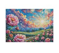 Flowers in Full Bloom 300 Pc DIY Jigsaw Puzzle Puzzles for Adults Teens Hard Challenging Team Building Stress Reducing Autumn Gift 300 PCS