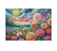Flowers in Full Bloom 300 Piece Jigsaw Puzzle for Adults Home Library Decor Intellectual Challenge Precision Cut for Intellectuals 300 PCS