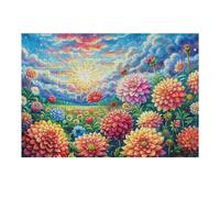 Flowers in Full Bloom 300 Piece Jigsaw Puzzle for Adults Home Library Decor Intellectual Challenge Precision Cut for Intellectuals 300 PCS