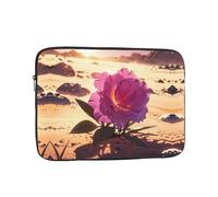 Flowers in The Desert Printed 12 inch Laptop Case, Business/Office Commuter Laptop Case
