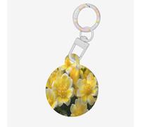 Flowers in The Park Dog Tags for Pets,Round Acrylic Pet ID Tags,Perfect for Small to Large Dogs and Cats,Cute & Functional