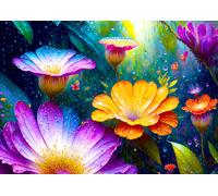 Flowers in the Rain