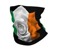 Flowers Ireland Irish Irishman Bogtrotter Flag Unisex Bandana Soft Face Covering Scarf Stretchy Snood Scarf For Walking Skiing Sport Cold Weather