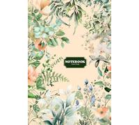 Flowers Journal: By Parrot Polly ,6" x 9" ,120 Pages lined