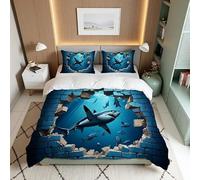 Flowers King Size Duvet Cover Simple King Size Quilt Cover Bedding Set (1 Duvet Cover Set with Zipper, 2 Pillowcases in the Same Style), More Breathable Bedding for All Seasons