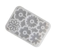 Flowers Labelling Signs Silicone Moulds Sturdy Resin Casting Molds for Flower Shape Glasses Labels and Markers Beer Cup Labeling Projects