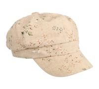 Lipodo Flowers Linen Newsboy Cap Floral Women Summer Spring Beige