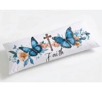 Flowers Long Bolster Pillow Cases Velvet, Large Pillow Cases 180x60cm, Yellow Cushion Covers for Maternity Pregnancy Orthopaedic Support, Soft Comfort Breathable, Ideal Home Decor for Sofa, Bed K8-501