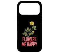 Flowers Make Me Happy (Flower Graphic) Case for iPhone 17 Pro Max