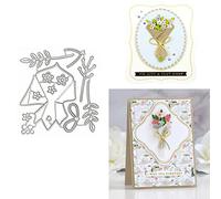 Flowers Metal Die Cuts,Flower Leaves Bouquet Cutting Dies Cut Stencils for DIY Scrapbooking Photo Decorative Embossing Paper Dies for Scrapbooking Greeting Card Making