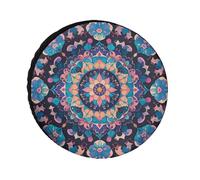Flowers Moon Butterfly 24 Inch Oxford Tire Cover Replacement Travel Accessories Waterproof Dustproof Cover for RV Jeep SUV Camper
