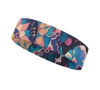 Flowers Moon Butterfly Headbands for Women & Men Sports Headband, Fits All Head Sizes, Ultra Absorbent & Non-Slip Sweatband for Running, Yoga, Gym