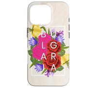 Flowers of Bulgaria Word Art - Bulgarian Pride Case for iPhone 16 Pro
