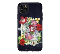 Flowers of Cambodia Word Art - Khmer Pride Case for iPhone 11 Pro Max