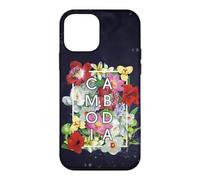 Flowers of Cambodia Word Art - Khmer Pride Case for iPhone 12 mini