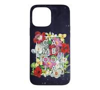 Flowers of Cambodia Word Art - Khmer Pride Case for iPhone 13 Pro Max