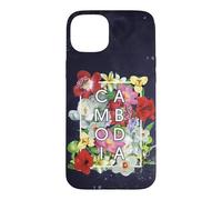 Flowers of Cambodia Word Art - Khmer Pride Case for iPhone 15 Plus