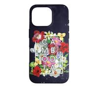 Flowers of Cambodia Word Art - Khmer Pride Case for iPhone 16 Pro