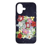 Flowers of Cambodia Word Art - Khmer Pride Case for iPhone 17