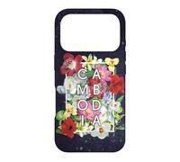 Flowers of Cambodia Word Art - Khmer Pride Case for iPhone 17 Pro