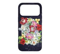 Flowers of Cambodia Word Art - Khmer Pride Case for iPhone 17 Pro Max
