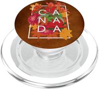 Flowers of Canada Word Art - Canadian Pride PopSockets PopGrip for MagSafe