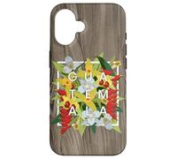Flowers of Guatemala Word Art - Guatemalan Pride Case for iPhone 16