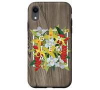 Flowers of Guatemala Word Art - Guatemalan Pride Case for iPhone XR