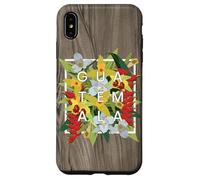 Flowers of Guatemala Word Art - Guatemalan Pride Case for iPhone XS Max
