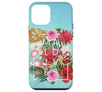 Flowers of Maldives Word Art - Maldives Vacation Souvenir Case for iPhone 12 mini