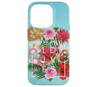 Flowers of Maldives Word Art - Maldives Vacation Souvenir Case for iPhone 14 Pro