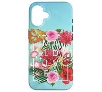 Flowers of Maldives Word Art - Maldives Vacation Souvenir Case for iPhone 16