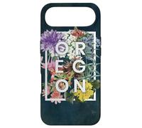 Flowers of Oregon Word Art - Oregon State USA Souvenir Case for iPhone Air