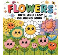 Flowers of Spring: A Fun and Calming Coloring Book for All Ages.: Perfect for stress relief, creativity, and family fun through blooming springtime scenes.