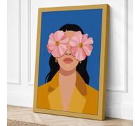 Flowers of Vision Canvas Wall Art Print 18x12 Inch