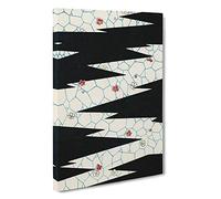 Flowers on a Footpath by Watanabe Seitei Canvas Print | Gallery Wrapped 30mm Frame Wall Art | 30x20 inches | Ready to Hang | Modern Floral Picture | Living Room Bedroom Lounge Office